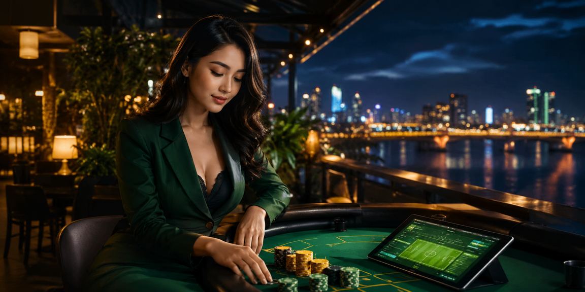 Người chơi tại Sài Gòn kiểm tra tài khoản casino và nạp tiền qua ví điện tử bên ly cà phê